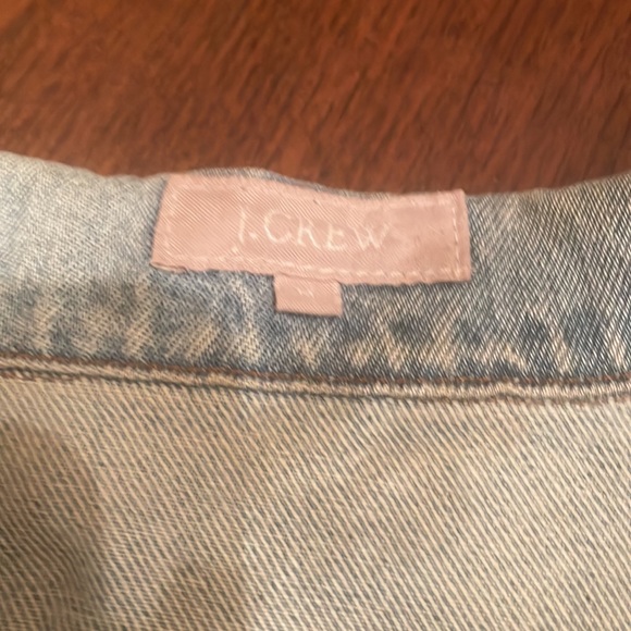 J Crew Jean/Denim Jacket Light Wash - Picture 4 of 12